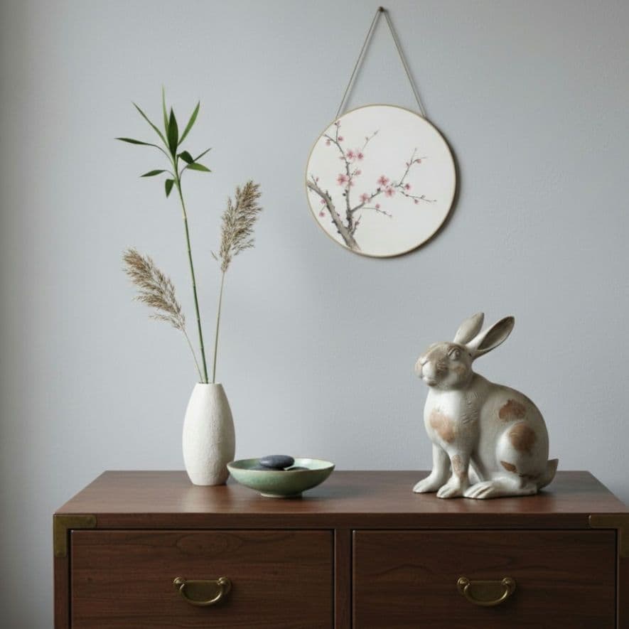 鉄のうさぎ　ラビット　rabbit　置物　アンティーク　金属　インテリア