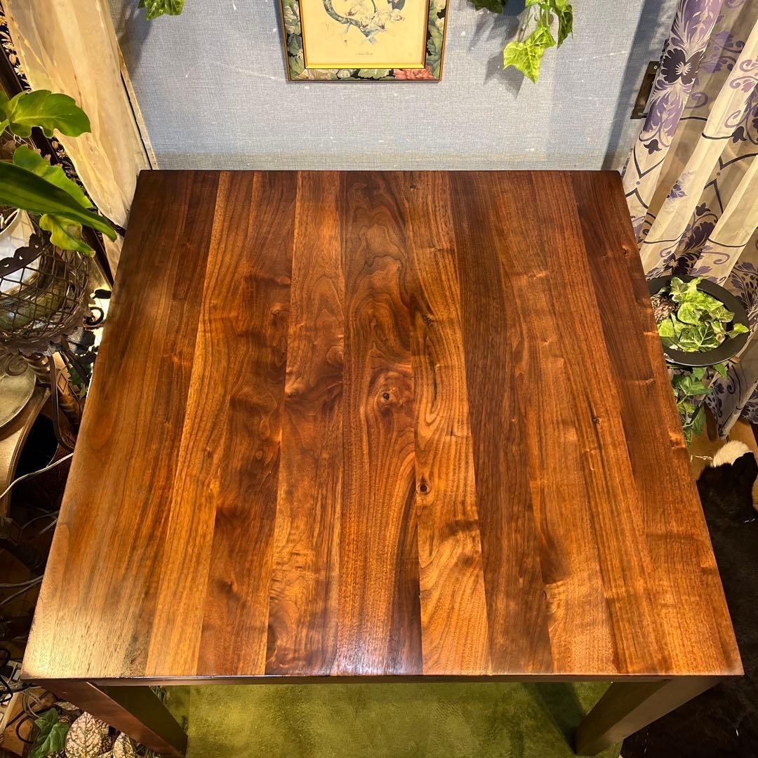 Sale 美品　ヴィンテージ ウォールナット無垢　コンパクト　ダイニングテーブル