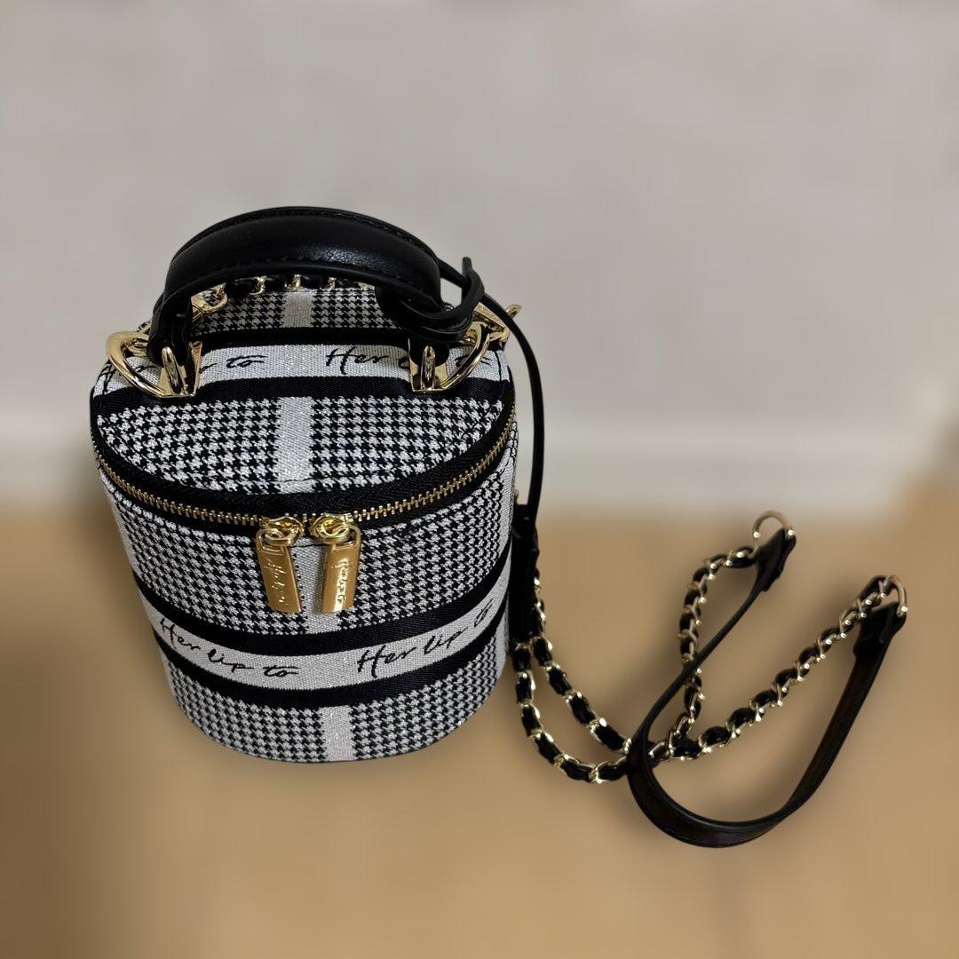 バッグ Herlipto Jacquard Mini Vanity Bag