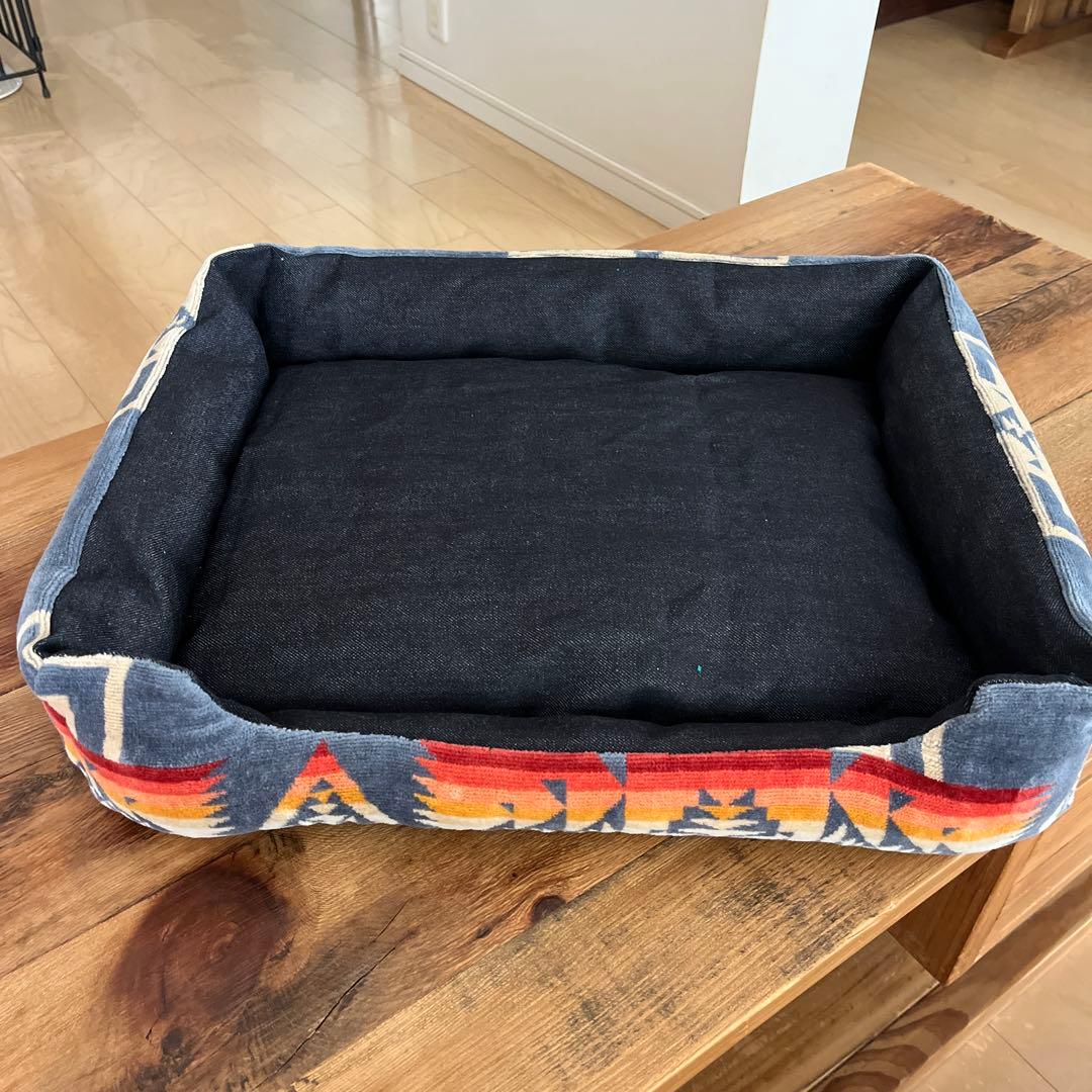 ペットベッド　ハンドメイド465 ペンドルトンリメイク　猫ベッド　犬ベッド