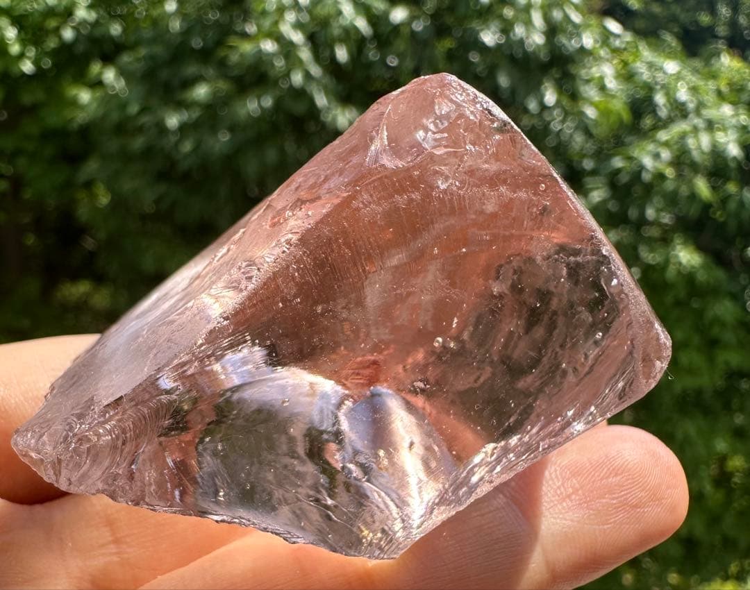 希少シエラネバダ産アンダラクリスタル　ピンク　高次元ヒーリング　瞑想ヨガ