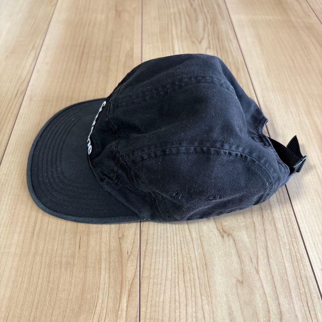 Supreme 黒 キャップ 調整可能