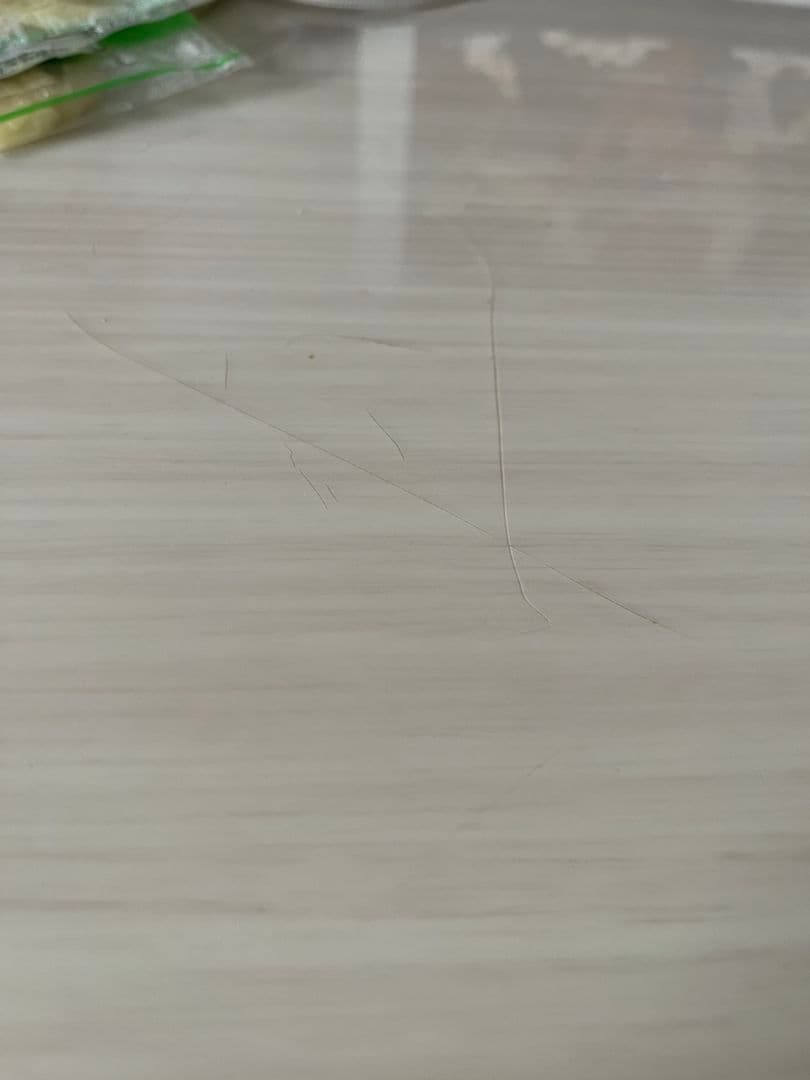 【あぁ】ホワイト木製ダイニングテーブルのみ