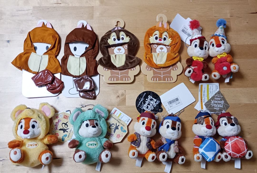 新品タグ付き＊ディズニーリゾート&ディズニーストア＊チップ&デールグッズ