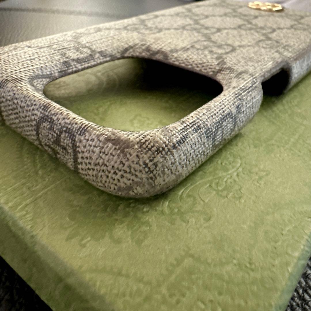 GUCCI グッチ　iPhone15proケース　GG スプリーム 付属品あり