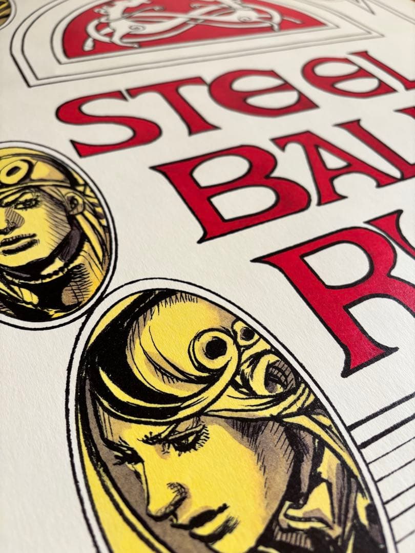 ジョジョ展2012限定　第7部　スティール・ボール・ラン　ポスター