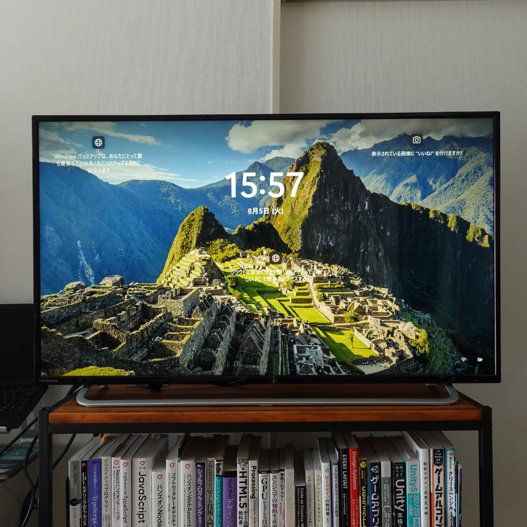 43インチ 4Kディスプレイ EX-LD4K431DB