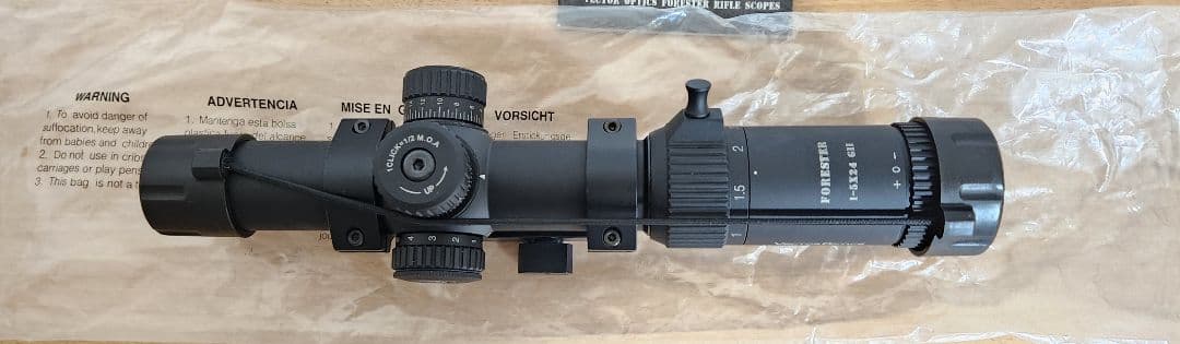 トイガン Vector Optics Forester 1-5x24 Gen II