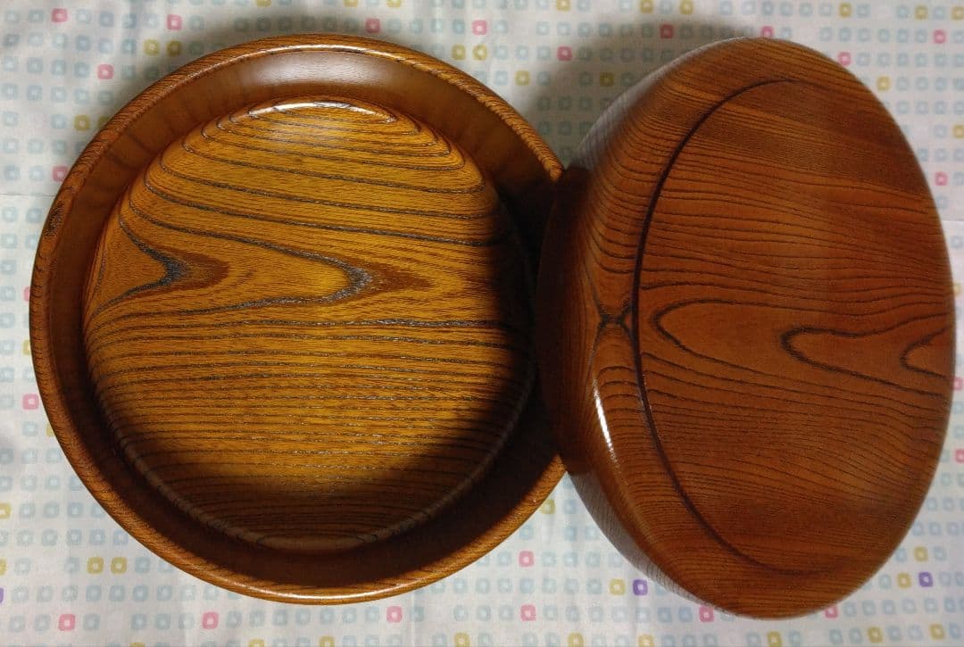 欅(けやき) 茶櫃 工芸品 新品未使用 昭和レトロ