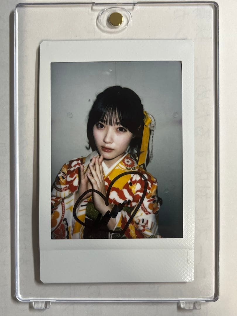 CUTIE STREET 川本笑瑠 チェキ (サイン入り) -振袖 2025