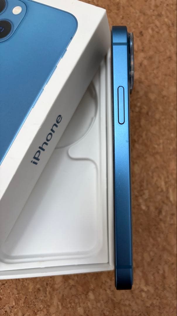 ポ*)様 iPhone13 mini 128GB バッテリー100% ブルー S