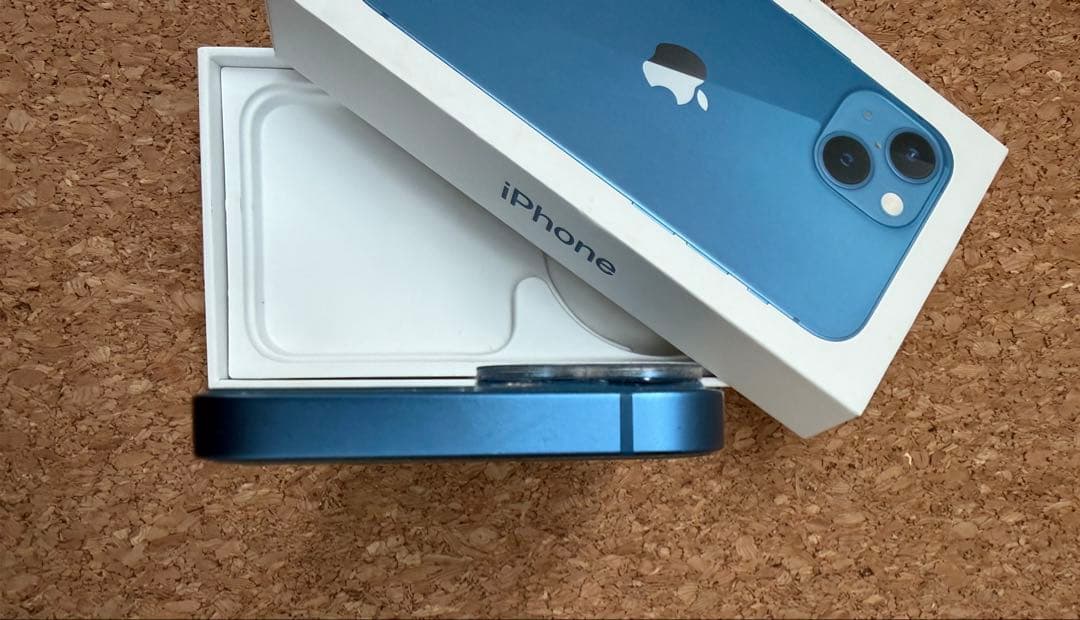 ポ*)様 iPhone13 mini 128GB バッテリー100% ブルー S