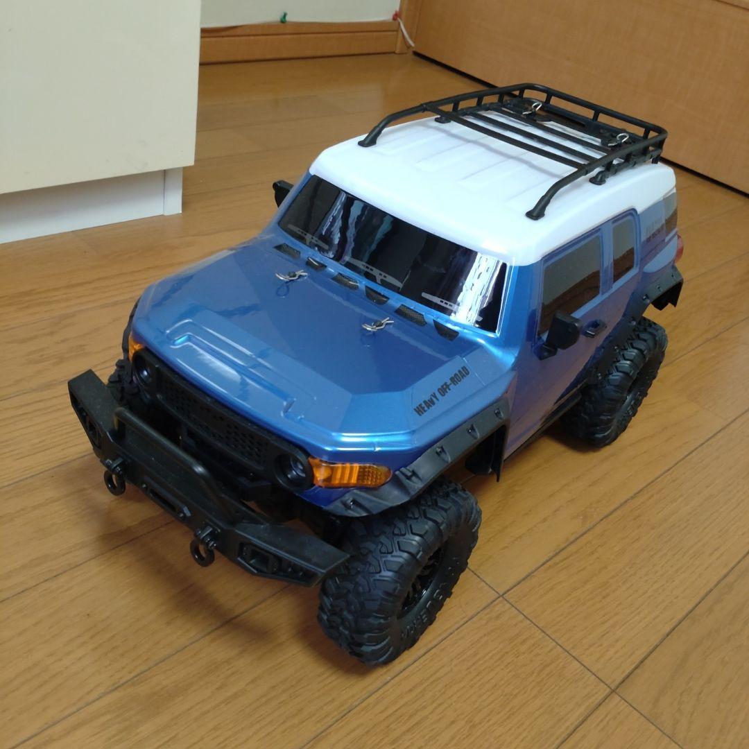 DEERC FJクルーザー　アンプ、サーボ、ダンパー、社外タイヤ4本