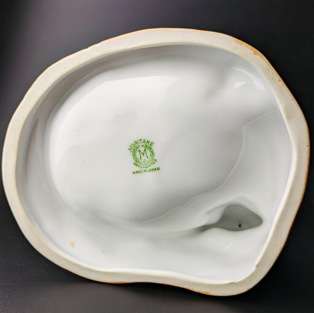 可愛いモガ★アールデコ ノリタケ デコレディ ラスター彩 ディッシュ M