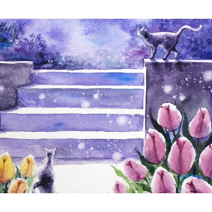 Manuhanaさま専用（原画）青い小夜ほか　5点おまとめ