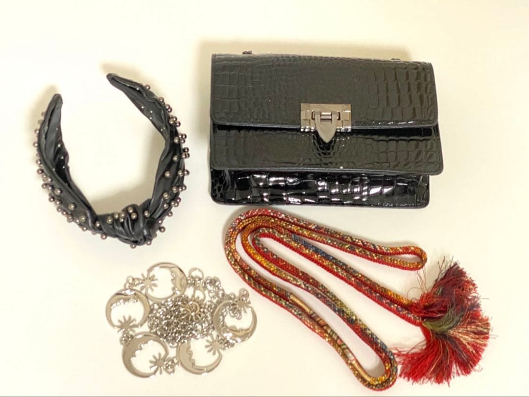 振袖 フルセット 絞り 赤黒 正絹