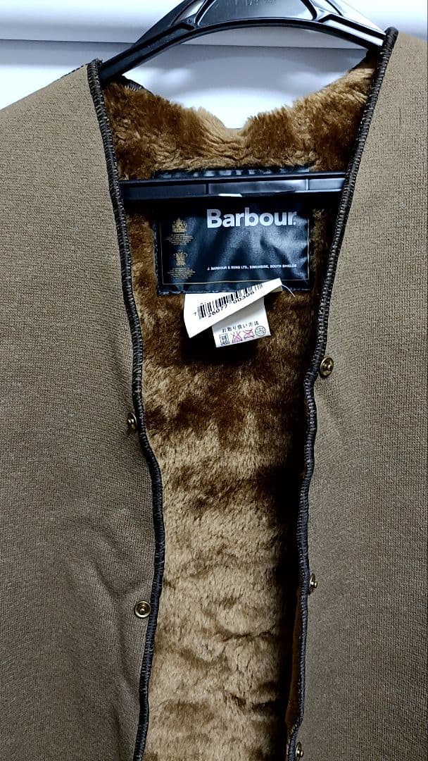 barbour ライナー　38　三井物産　ベスト　バブアー