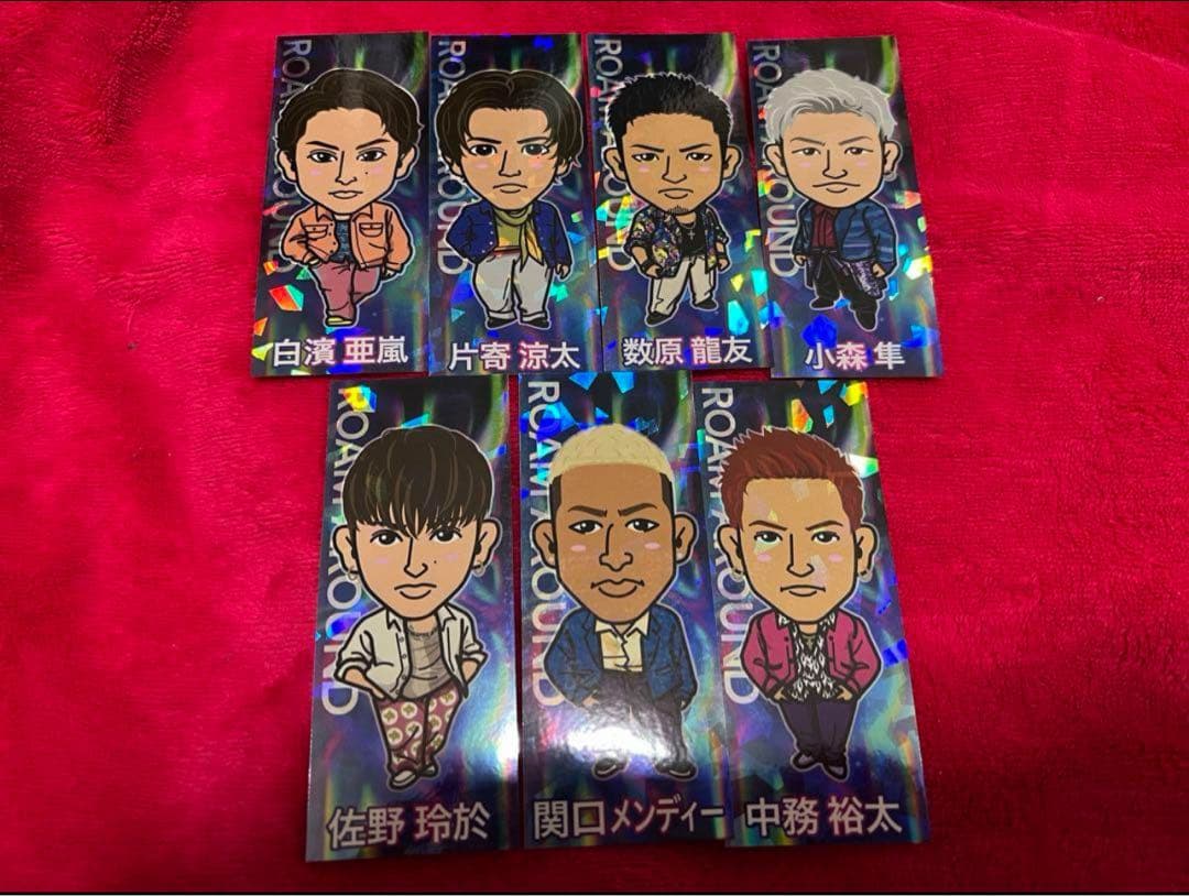 GENERATIONS ROAM AROUND 千社札 ７種セット 激レア