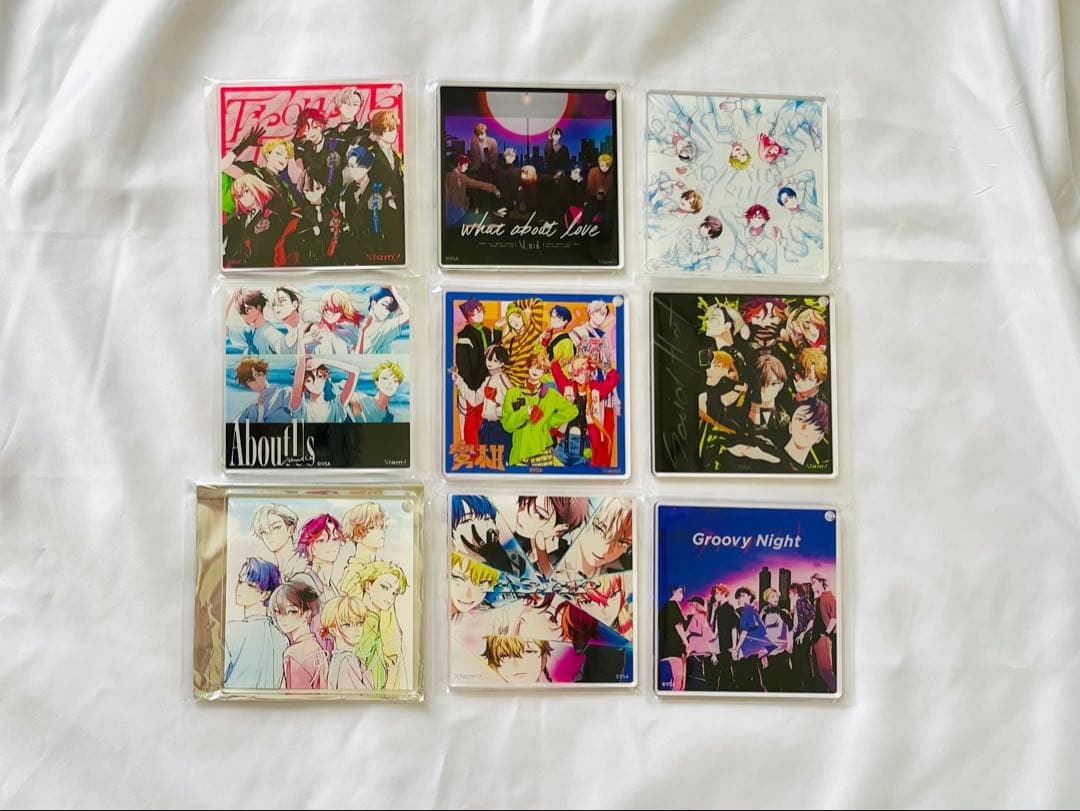 ビバレン　XlamV トレーディングジャケットアクリルコースター　9種