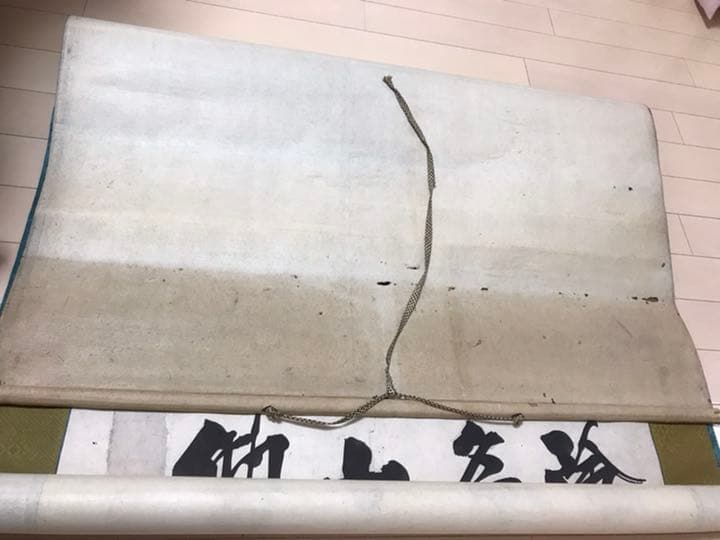 中国清時代　明時代　大型掛軸　肉筆保証　時代保証　本物保証