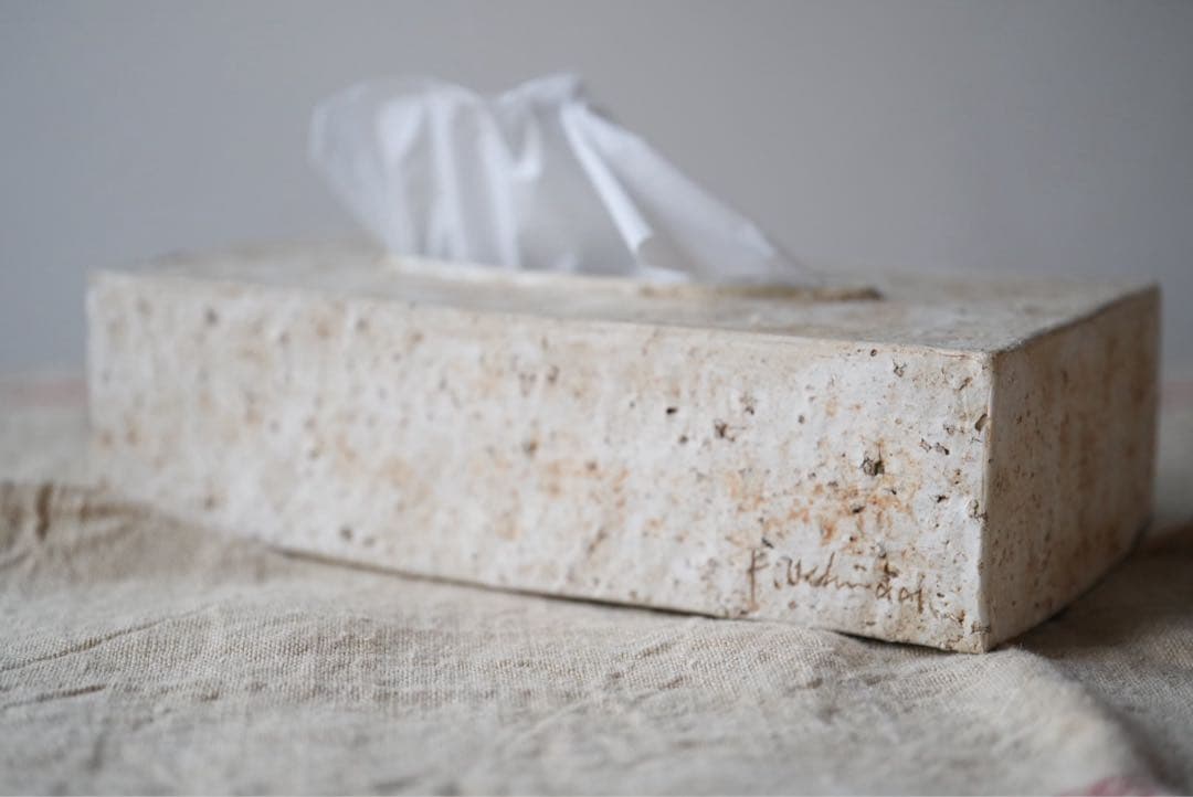 内田鋼一 陶器 ティッシュボックス