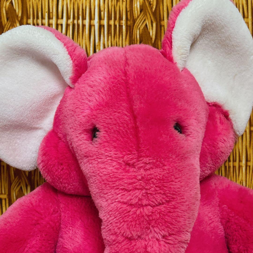 ピンクゾウ プレイトーキン パペット ぬいぐるみ cocco愛用 桃象トイザらス