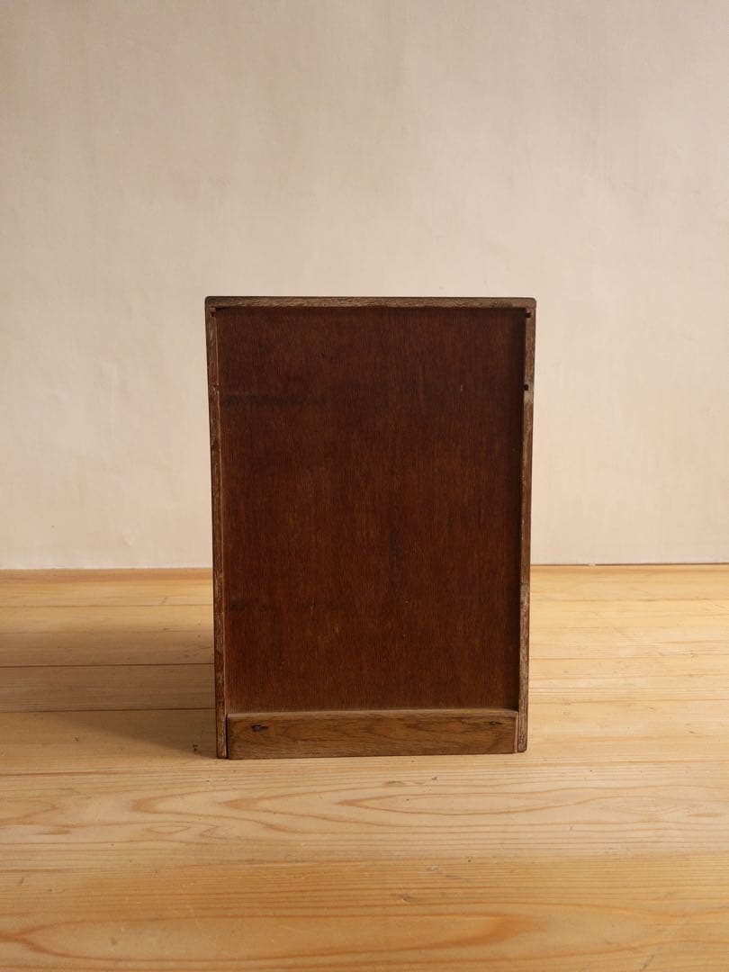 小物入れ　ロールトップ　蛇腹式　希少　収納棚　チェスト　古道具　古家具