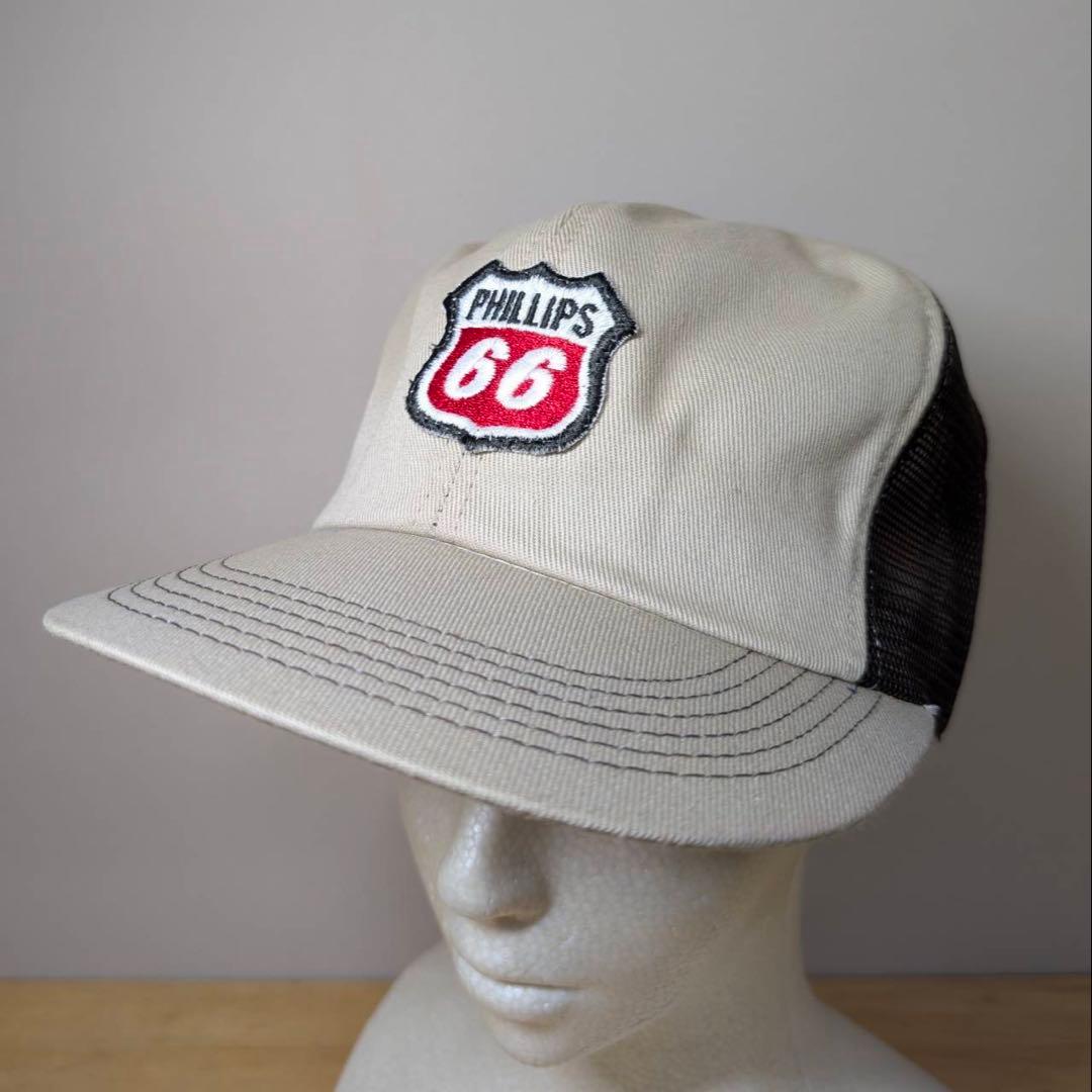USA製70s PHILLIPS 66 キャップ 企業ロゴ