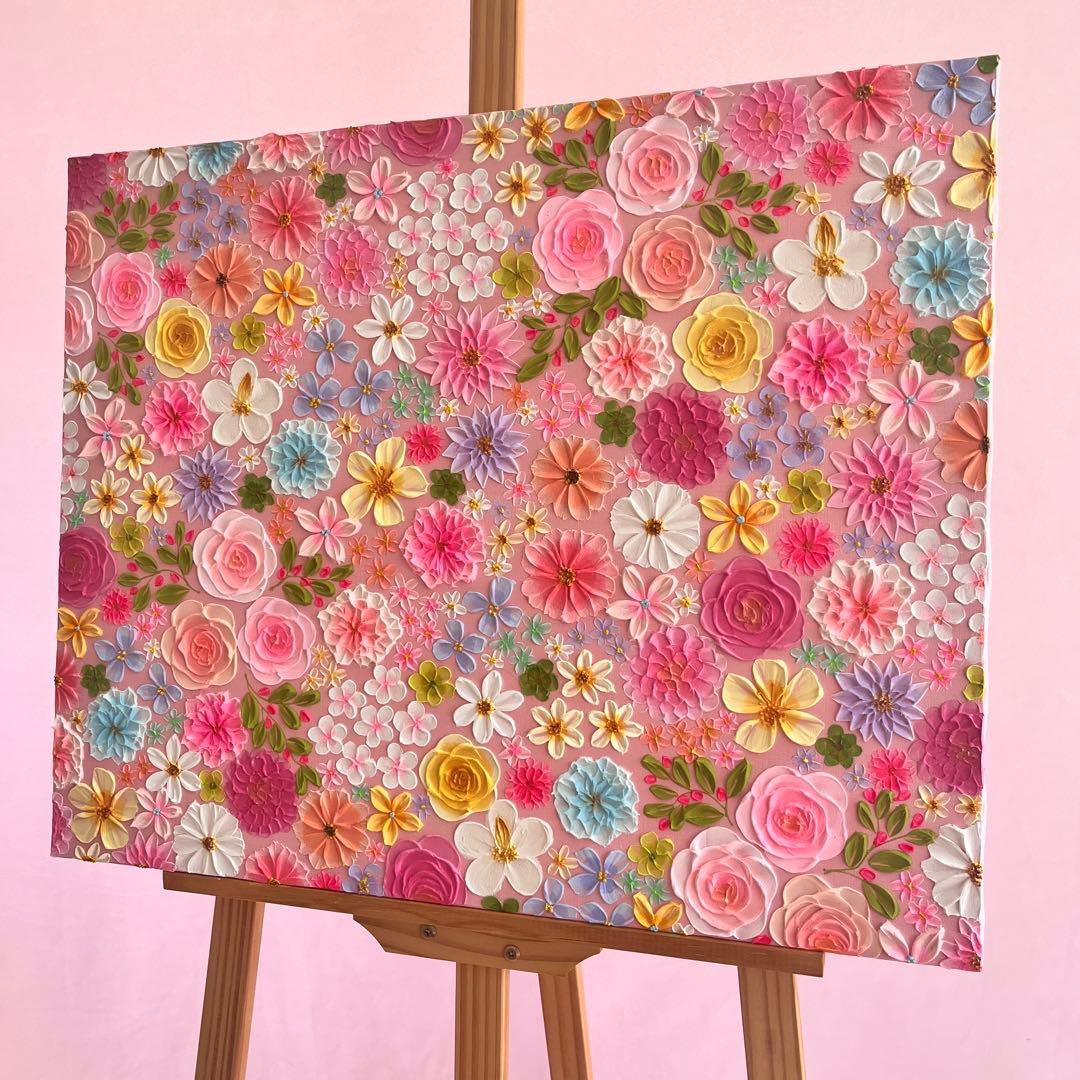 テクスチャーアート ボタニカル 大型絵画 壁掛けアートアートパネル 大きなアート