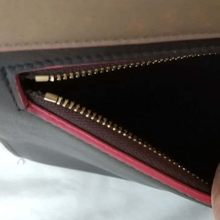 お値下げ♪セリーヌ トラペーズ スモール ブラウン ゴールド 極美