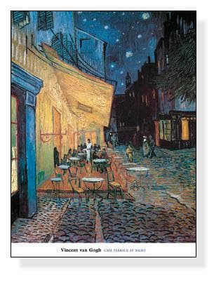 額装品/夜のカフェテラス/フィンセントファンゴッホ/ポスター/アート/インテリア