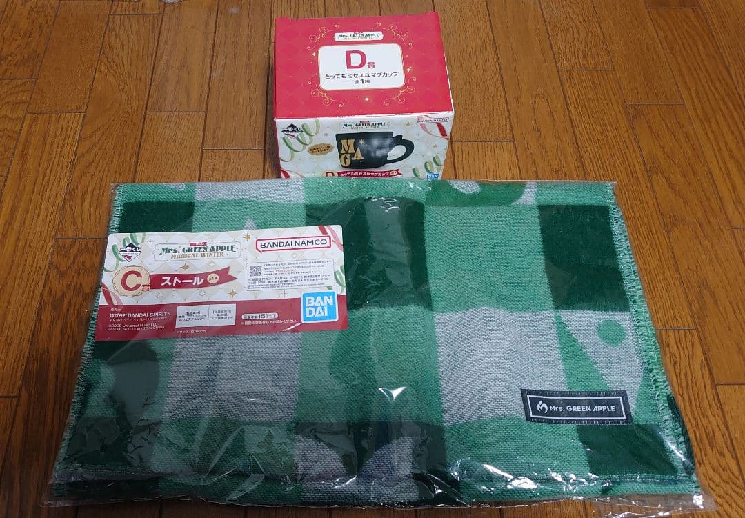 ミセスグリーンアップル　一番くじ第3弾　C賞&D賞　ストール　マグカップ