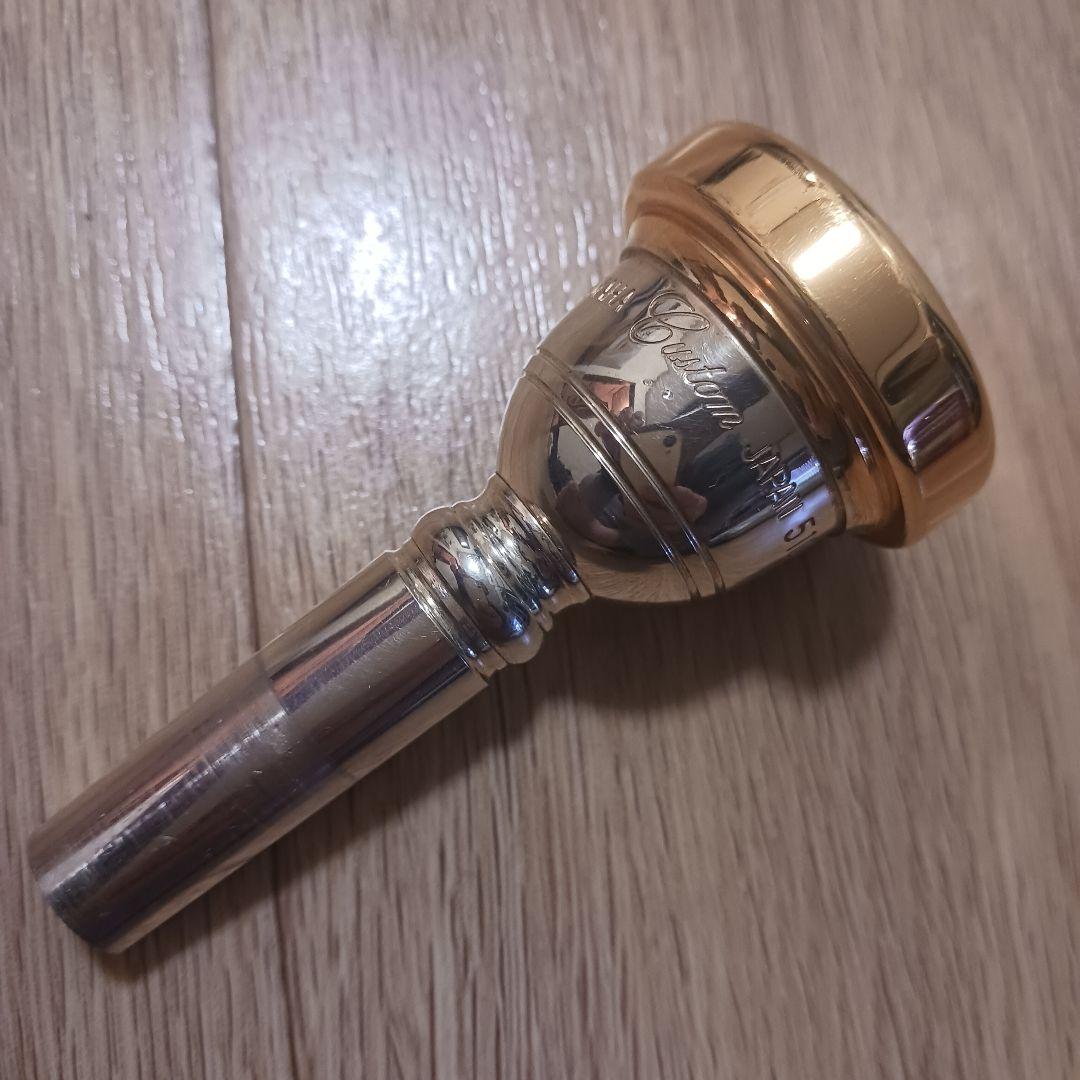 YAMAHA 51C4L-GP金メッキ 太管トロンボーンマウスピース