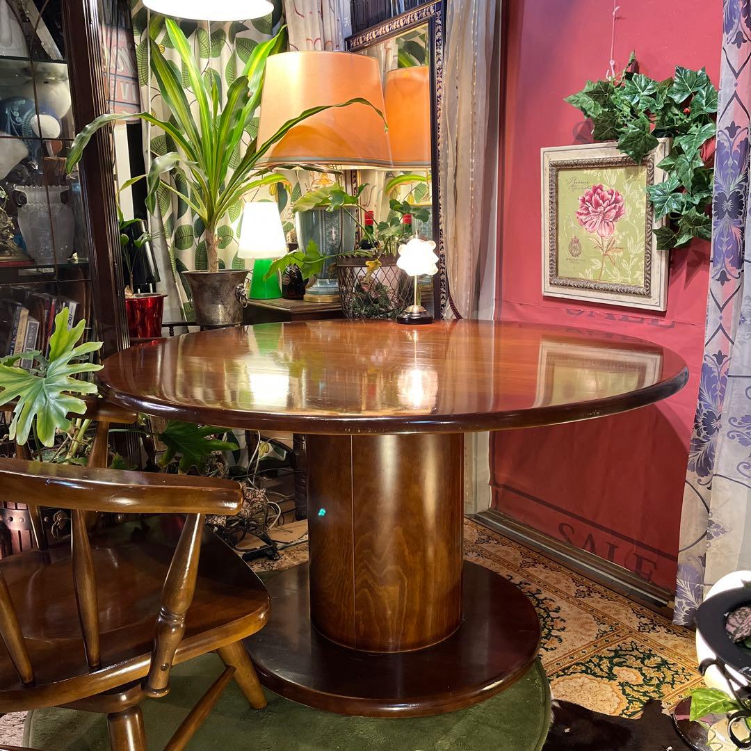 オールドヴィンテージ　柏木工 ブナ材　リビングダイニングテーブル