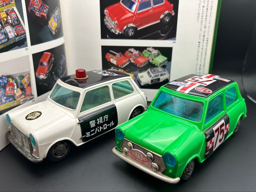 日本製 DAIYA ブリキ　ミニクーパー　警視庁ミニパト　ヴィンテージミニカー