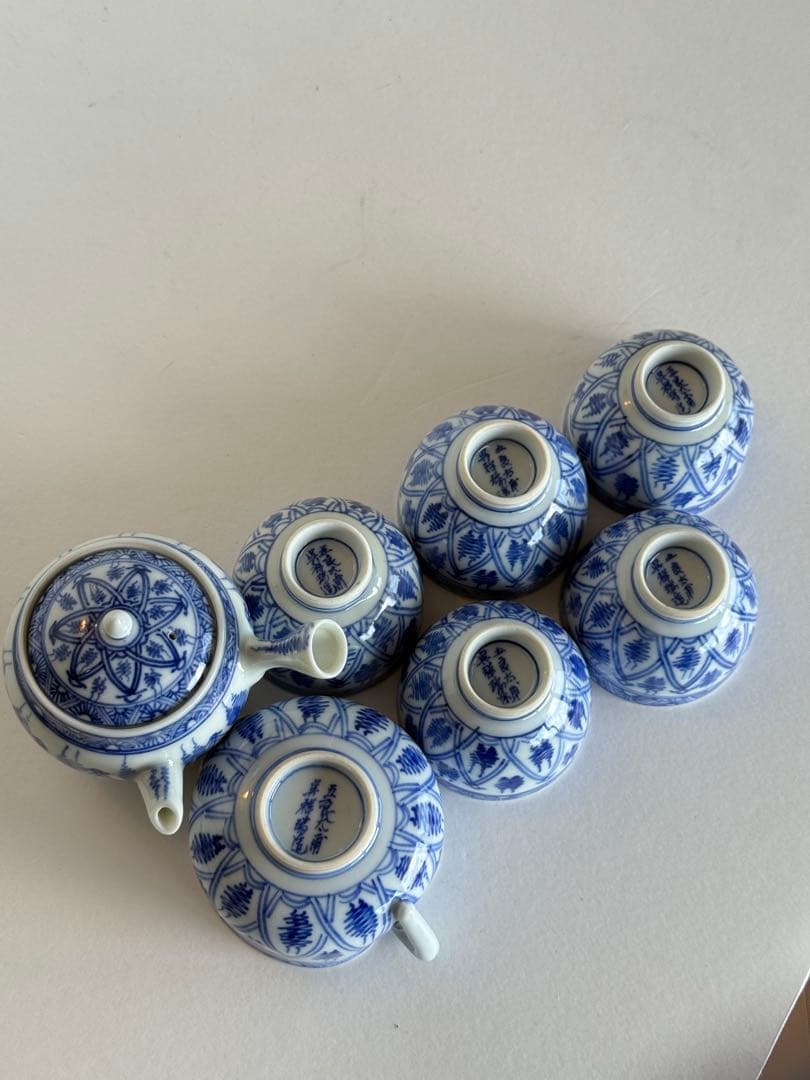 五良大甫呉祥瑞造茶器 まとめて 7点 煎茶碗 急須 湯冷まし 在銘 煎茶道具