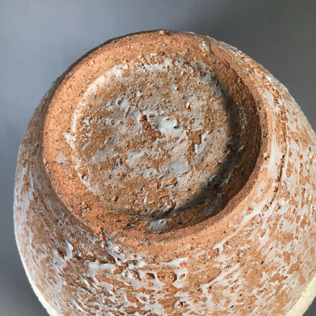 Ｎ４２６　水指　『宇田佐平造』『算玉刷毛目文』『一重口水指』　共箱　茶道具