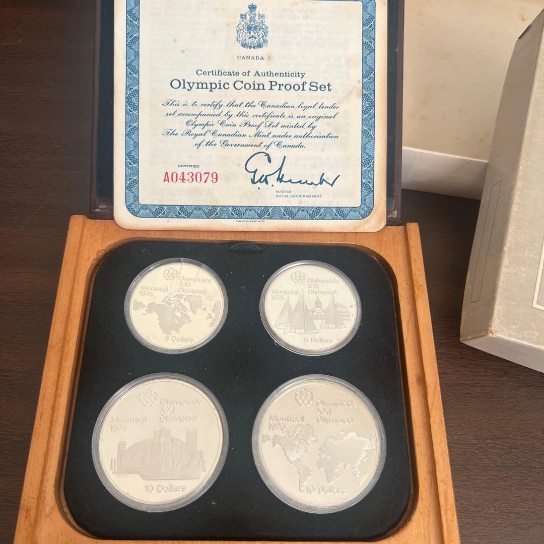 モントリオールオリンピック　記念硬貨（銀貨）4枚セット