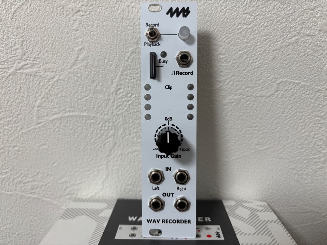4ms WAV Recorder ユーロラック モジュラーシンセ