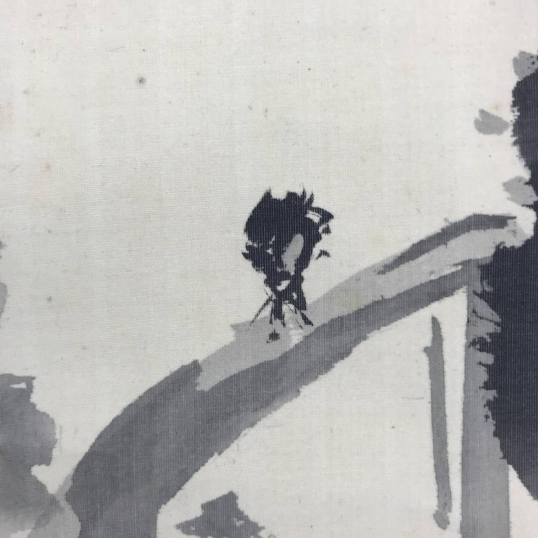 真作/橋本陵華/山水人物図/双幅/掛軸/名家伝来AE-290