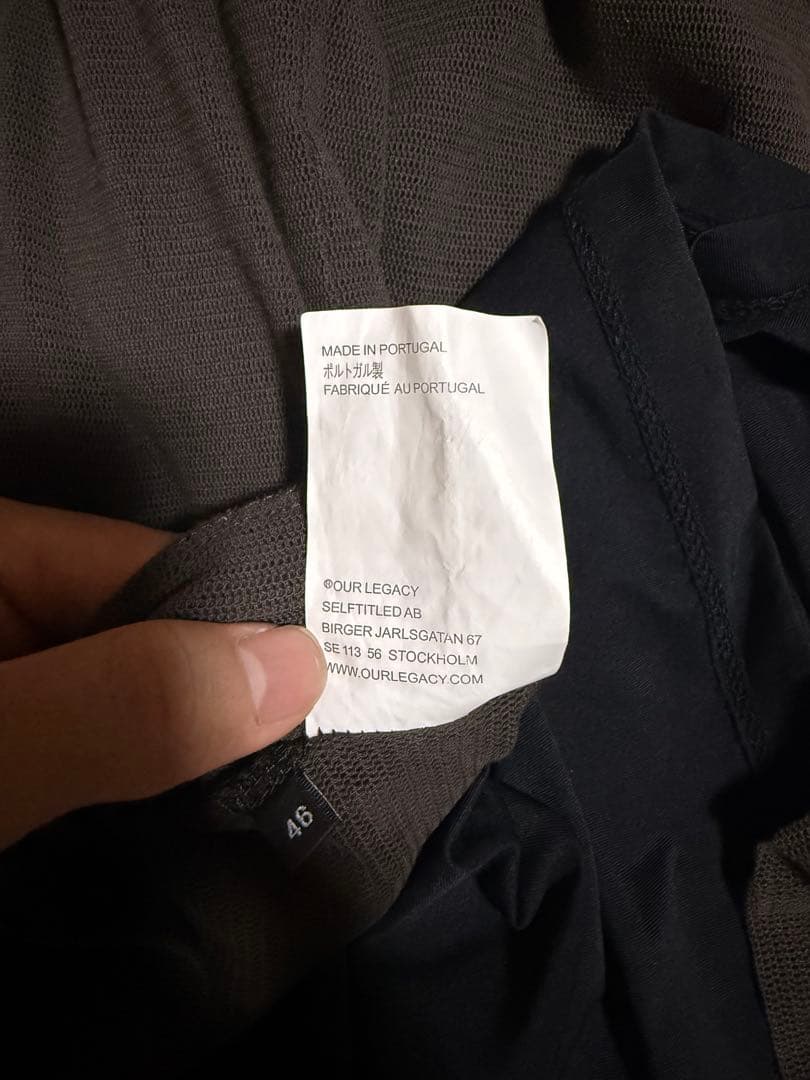 トップス Our Legacy REVERSIBLE GRAVITY TANK 46