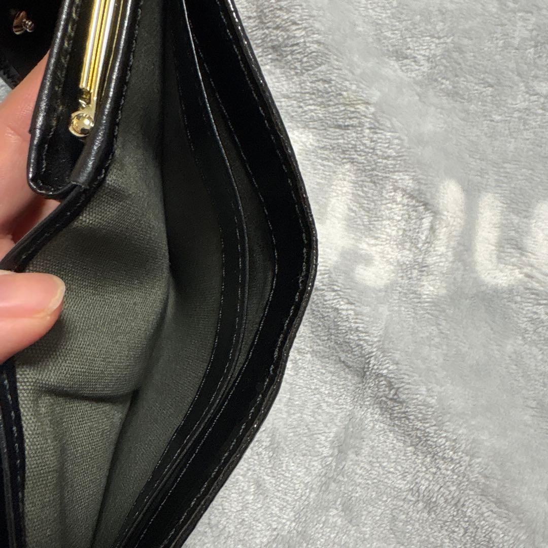 ヴィヴィアンウエストウッド OVALORB 口金二つ折り財布 ブラック