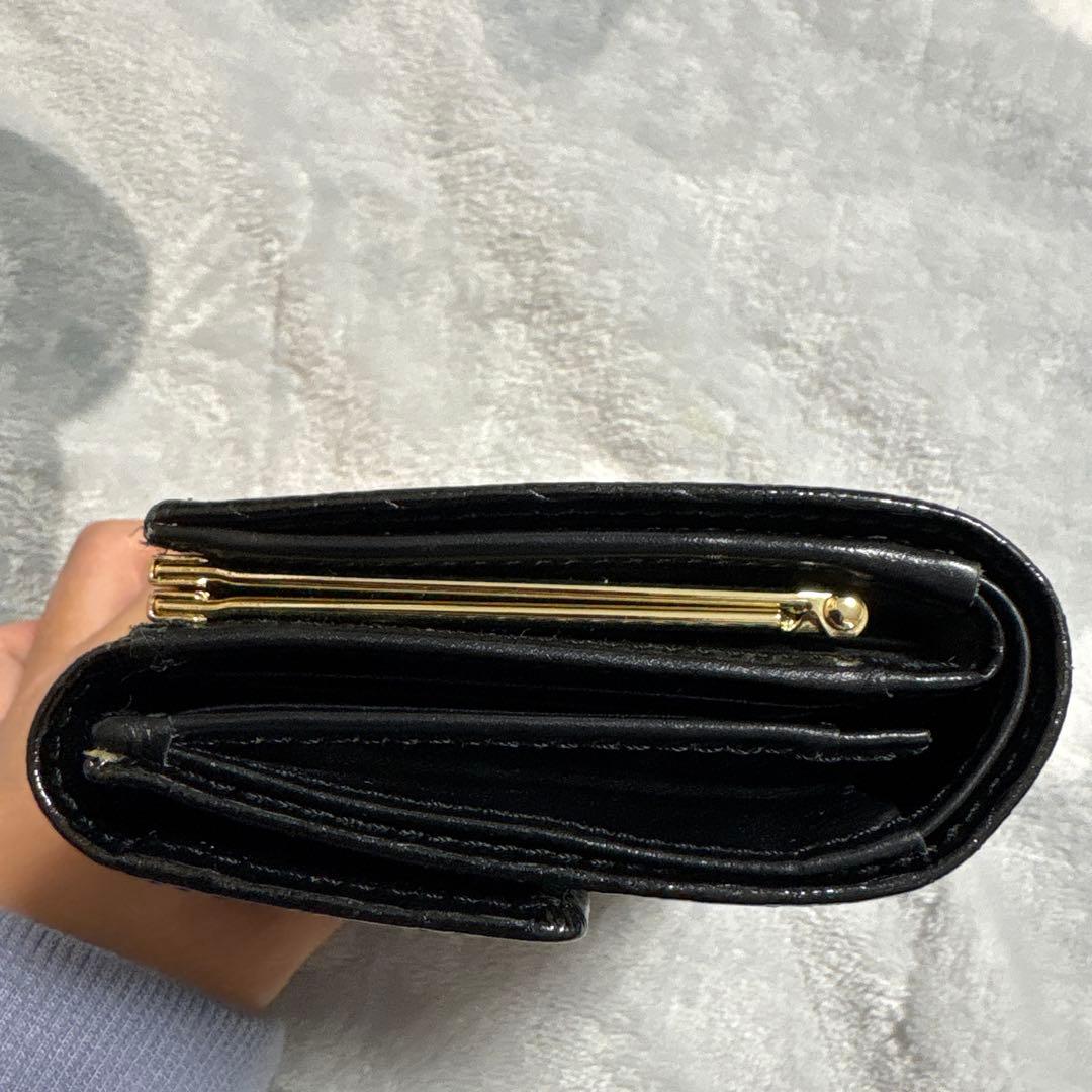 ヴィヴィアンウエストウッド OVALORB 口金二つ折り財布 ブラック