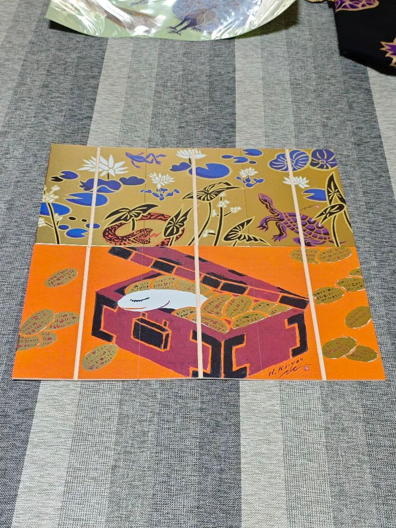 [新品未使用]キーヤンのウマの額縁 トートバッグ ステッカー おまけ