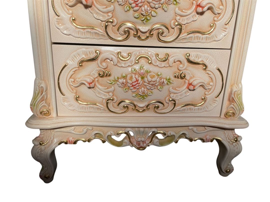 ロココ調 4段チェスト 猫脚 西洋家具