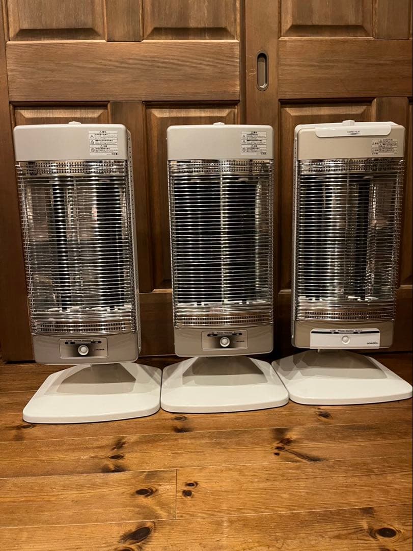 ☆コロナ 電気ヒーター 3台セット　DH-1217R&DH-1215R☆