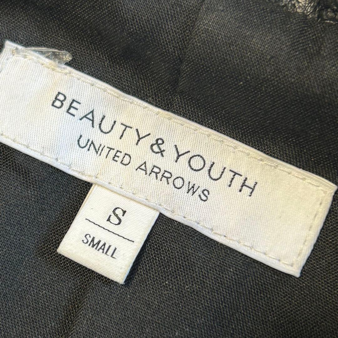 BEAUTY ＆ YOUTH ユナイテッドアローズ　ラムレザージャケット　S 黒