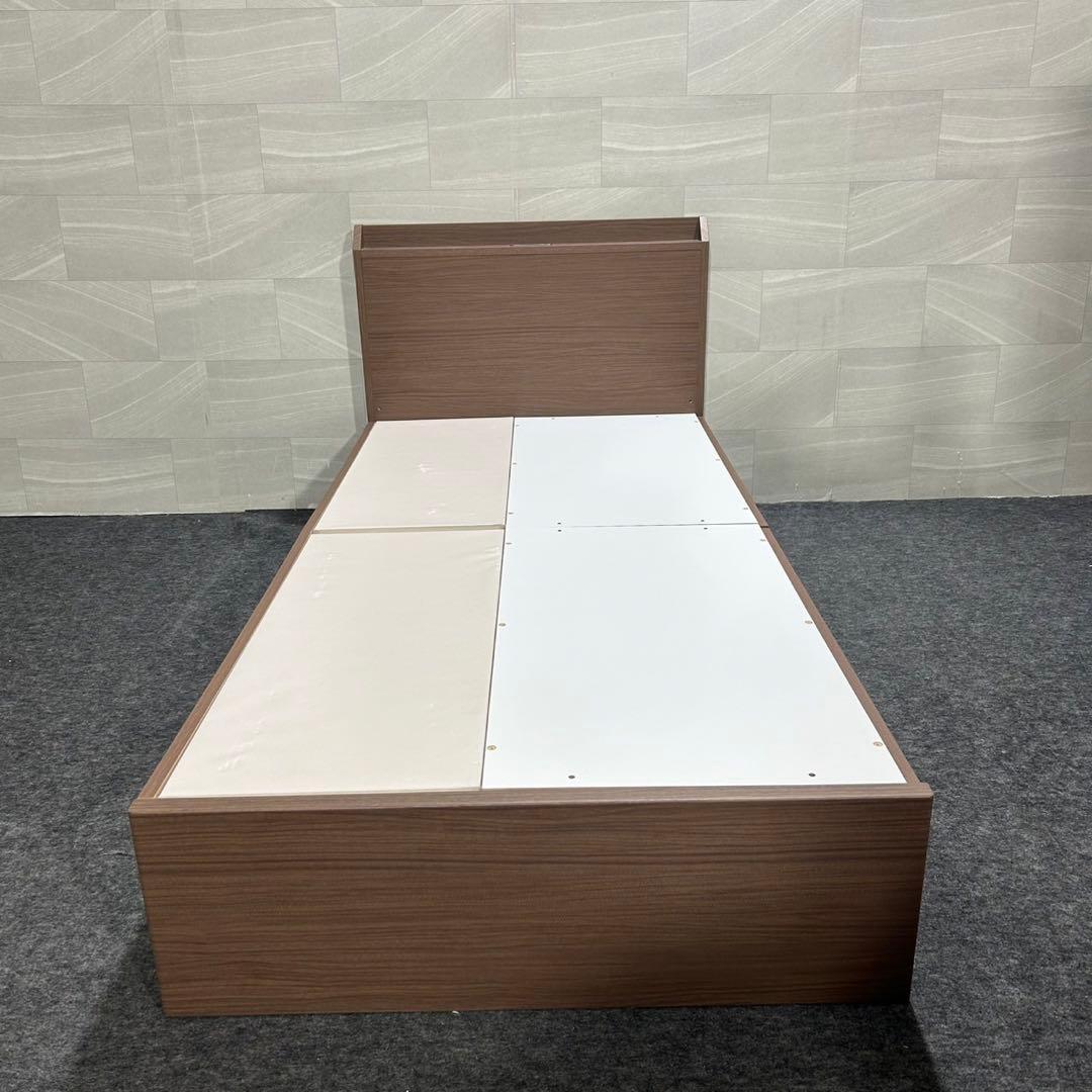 NITORI シングルベッドフレーム ヴァイン 浅型 コンセント付き d3447