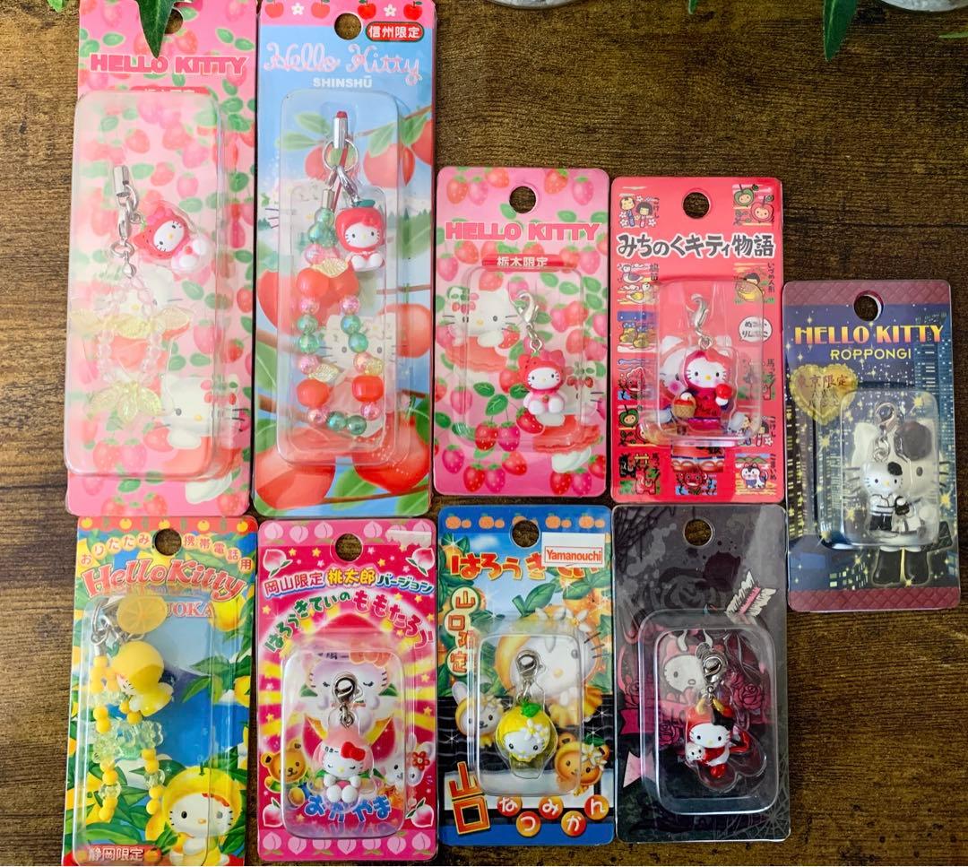 み*き様 ★希少★レア多数　ご当地キティ　フルーツ　根付　ストラップ　非売品　ま