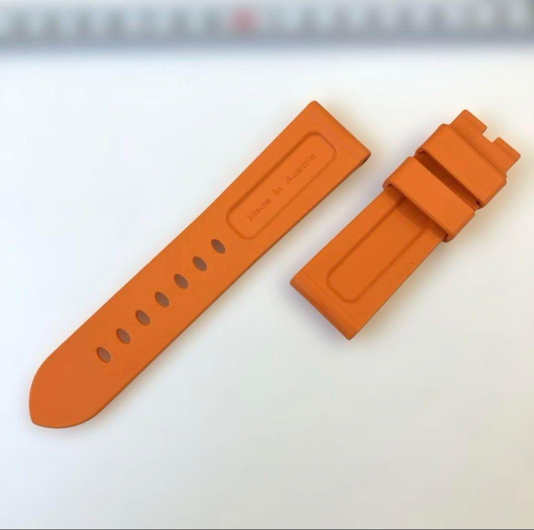 PANERAI純正 オレンジ ラバーベルト